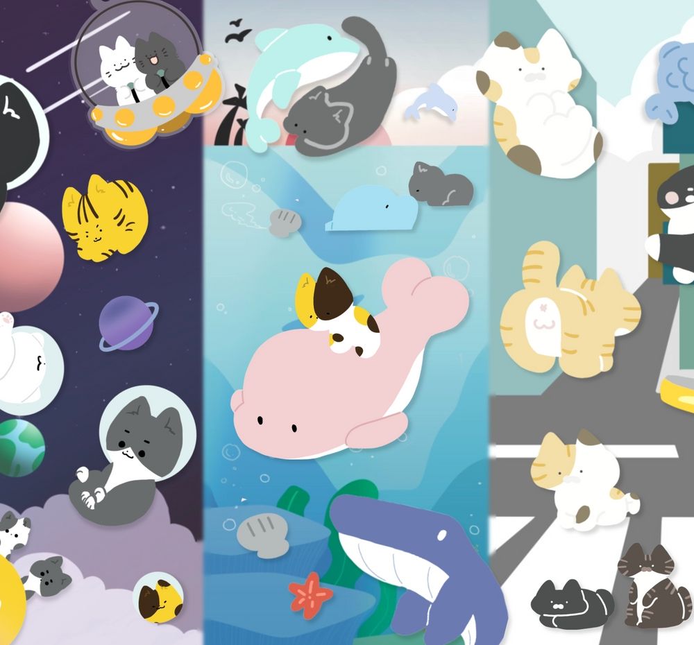 고양이들의 멀티버스, <같이 떠나요, 냥냥버스로!> | 텀블벅 - 크리에이터를 위한 크라우드펀딩