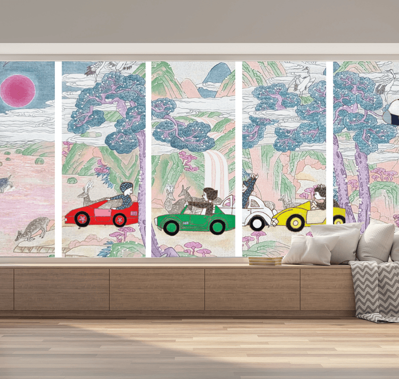 현대인의 삶을 응원하는 새로운 십장생도를 제안하는 대작제작