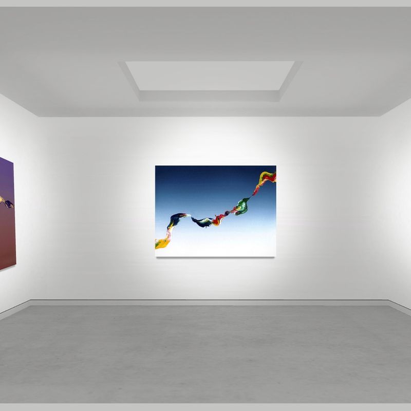 Diana Lee 개인전 중 대형 작품 프로젝트