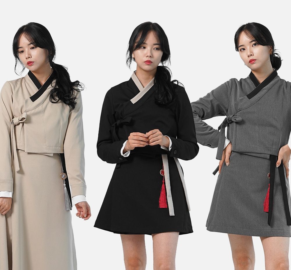 현대한복 모던심플한 저고리 투피스, 저고리&스커트 2종 | 텀블벅... 위한 크라우드펀딩 현대한복 모던심플한 저고리 투피스, 저고리&스커트 2종
