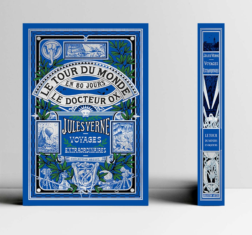 꼴렉씨옹 에첼 <80일간의 세계일주> 사파이어 블루 에디션