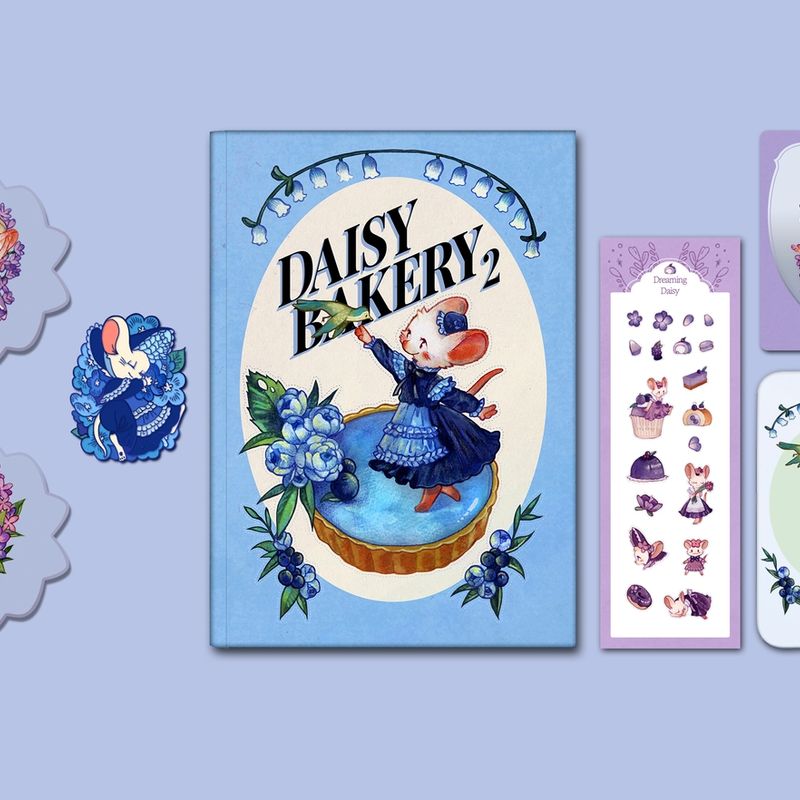 하얀 쥐 '데이지' 베이커리 그림책 2권 출판하기