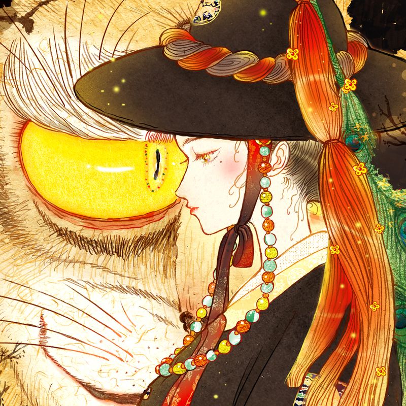 한국의 호랑이와 갓 [일러스트북/2022년 달력]